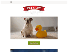 Tablet Screenshot of mypetspaw.com